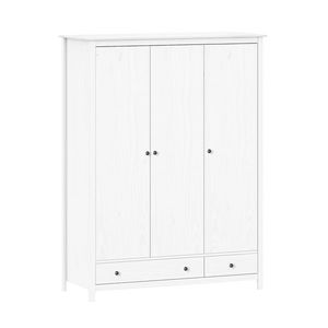 Skriňa 3-dverová TORINO biela, kovové úchytky vyobraziť