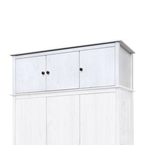 Nadstavec 3-dverový TORINO biely, kovové úchytky vyobraziť