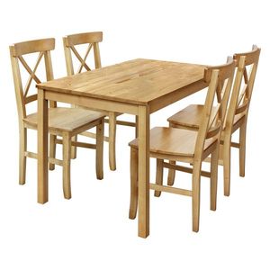 Jedálenský stôl 8848A antik + 4 stoličky 867A antik vyobraziť