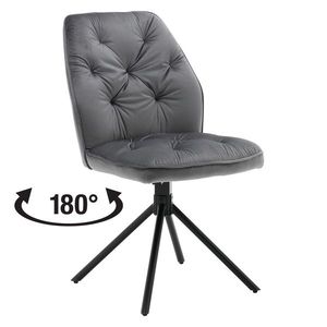 Jedálenská stolička GLOSS sivá vyobraziť