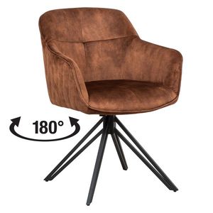 Jedálenská stolička SHERLOCK hnedá vyobraziť