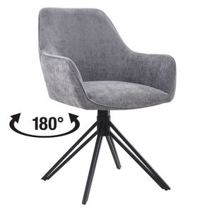 Jedálenská stolička PERUN sivá vyobraziť