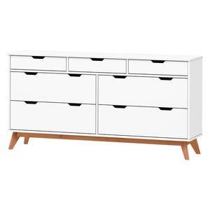 Komoda 4+3 zásuvky biela vyobraziť