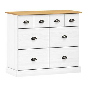 Komoda 4+2 zásuvky STANFORD biely lak vyobraziť