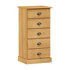 Komoda 5 zásuviek STANFORD vosk vyobraziť