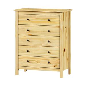 Komoda 5 zásuviek TORINO kovové úchytky vyobraziť