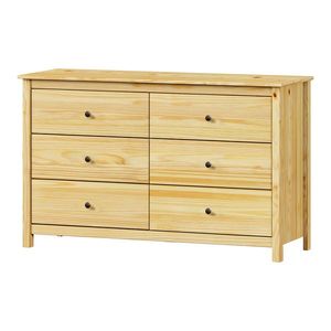 Komoda 6 zásuviek TORINO kovové úchytky vyobraziť