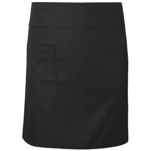 Neutral Čašnícka zástera do pása z organickej Fairtrade bavlny - Čierna vyobraziť