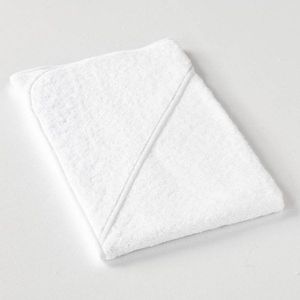 Bontis Detská osuška s kapucňou - Biela / biela vyobraziť