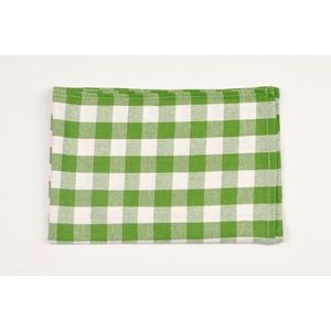 Profod Bavlnená utierka KARIN - Zelená / biela vyobraziť