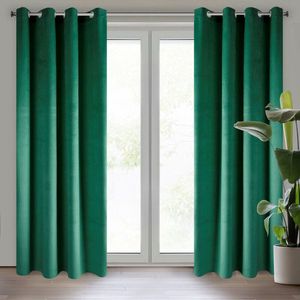 ArtFir Zatemňovací záves PIERRE K | tmavozelená 140 x 250 cm vyobraziť