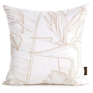 ArtFir Obliečka na vankúš SPRING 50 | biela/béžová 40 x 40 cm vyobraziť