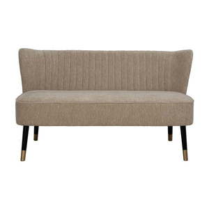 Béžová ženilková pohovka 134 cm Glam – Ixia vyobraziť