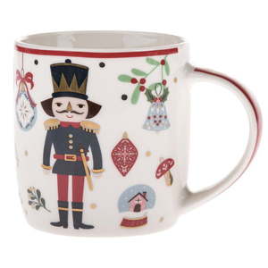 Biely porcelánový hrnček s vianočným motívom 370 ml Jolly – Dakls vyobraziť