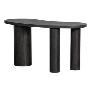 Tmavohnedý konzolový stolík v dekore borovice 70x150 cm Maan – WOOOD vyobraziť