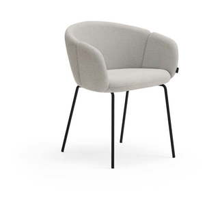 Svetlosivé čalúnené jedálenské kreslo Add – Teulat vyobraziť