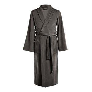 Sivý župan z mikroplyšu veľkosť S/M Elena – Tiseco Home Studio vyobraziť