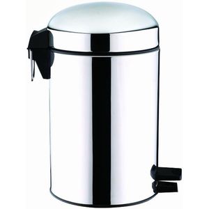 Nerezový nášľapný odpadkový kôš TORO Retro 5l vyobraziť