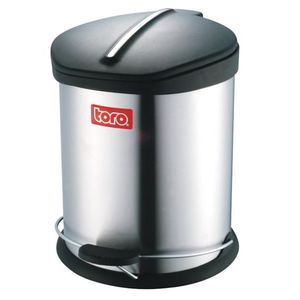 Nerezový nášľapný kôš na odpadky TORO 5l vyobraziť