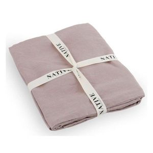 Staroružové ľanové obliečky na jednolôžko 135x200 cm Blush – Native Natural vyobraziť