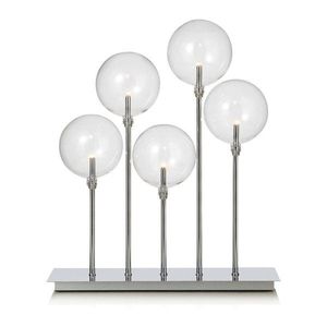 Svietnik v striebornej farbe Markslöjd Mäster, výška 42 cm vyobraziť