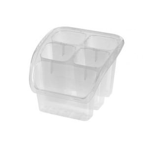 Plastový odkvapkávač na príbory KEEEPER transparentný vyobraziť