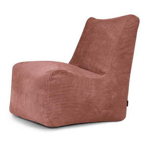 Menčestrový sedací vak v tehlovej farbe Seat Lounge – SLOWDOWN vyobraziť