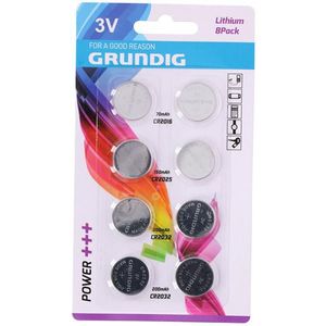 Knoflíkové baterie GRINDIG 4x2ks litium vyobraziť