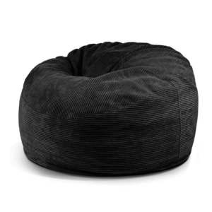 Čierny menčestrový sedací vak Om 110 – SLOWDOWN vyobraziť