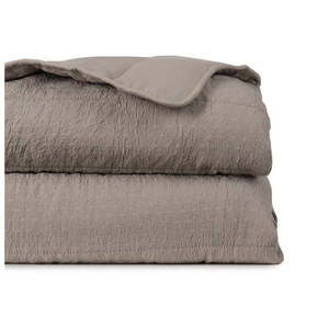 Taupe prešívaný pléd 180x260 cm – Ixia vyobraziť