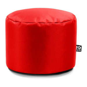 Červený detský sedací vak z imitácie kože Dot M – So Soft? vyobraziť