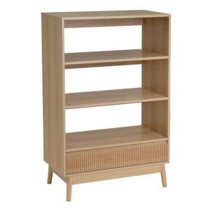 Knižnica v prírodnej farbe 80x120x40 cm Naroa – Casa Selección vyobraziť