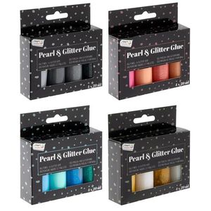 RMS Perlové a gliterové lepidlo 4x20ml MIX farieb vyobraziť