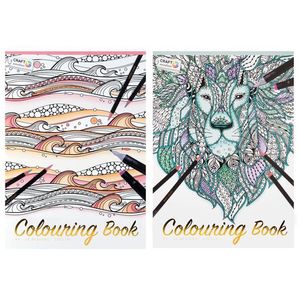 RMS Omaľovánky A4 s fóliou 20ks MIX druhov vyobraziť