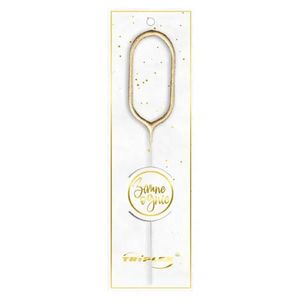 Zlatá prskavka TORO číslica 0 vyobraziť