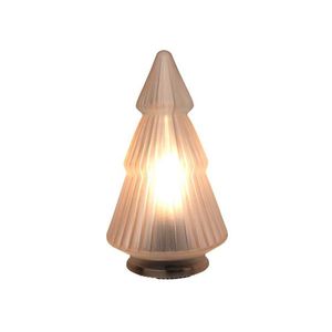 HIT Sklenená dekoratívna LED lampička 19, 5 cm stromček vyobraziť