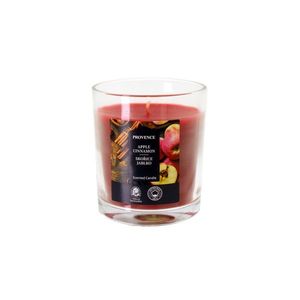 Vonná sviečka v skle PROVENCE 20 hodín škorica a jablko vyobraziť
