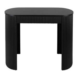 Čierny kovový konzolový stolík 40x100 cm Estriado – Leitmotiv vyobraziť