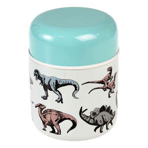 Modrá/krémová termoska na jedlo/detská 280 ml Prehistoric Land – Rex London vyobraziť
