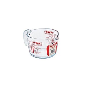 Sklenená odmerka s lievikom PYREX 1000ml vyobraziť