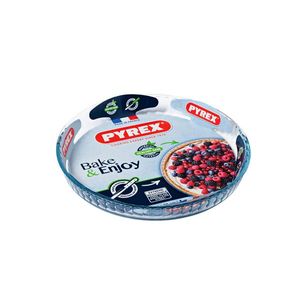 Skleněná zapékací forma na koláč PYREX 28cm, borosilikát vyobraziť