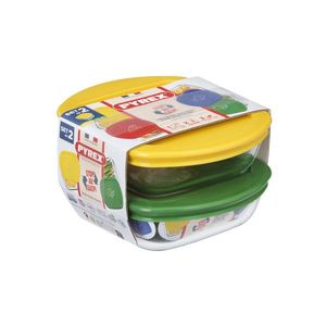 Sada sklenených dóz s viečkom PYREX 2x300ml vyobraziť