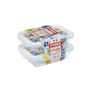 Sada sklenených dóz s viečkom PYREX 2x800ml vyobraziť