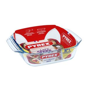 Sklenený pekáč s ušami PYREX 29x23cm/2, 4l., borosilikát vyobraziť