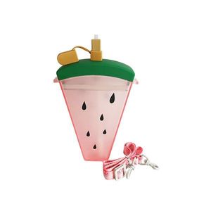 Fľaša na pitie so slamkou a popruhom TORO 320ml melón vyobraziť