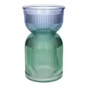 DUIF Sklenená váza SAME DUO 21cm fialová zelená vyobraziť