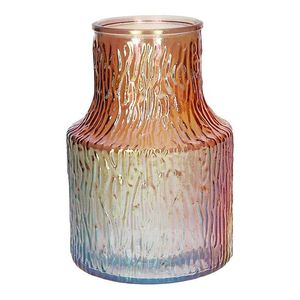 DUIF Sklenená váza POLINA 20cm broskyňová perleťová vyobraziť