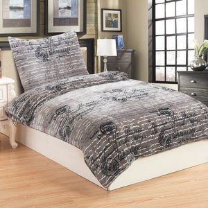 Mikroplyšové obliečky My House Newspaper, 140 × 200 cm vyobraziť