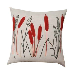 Ľanový dekoračný vankúš 43x43 cm Straw – Mioli Decor vyobraziť