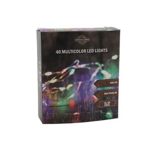 SVENSKA LIVING Svetelná reťaz 40LED 200cm viacfarebná vyobraziť